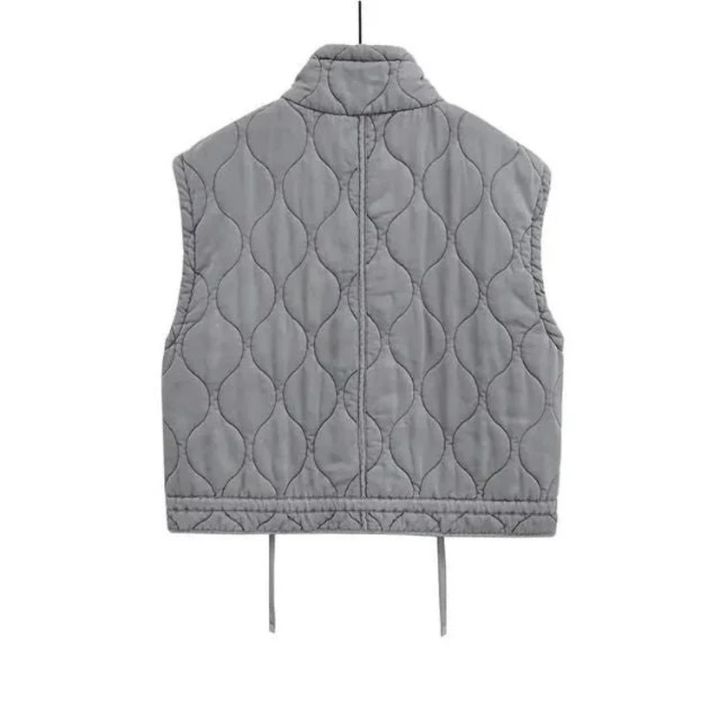 Daicy | Winter Warm Zip Up Quilted Vest For Women