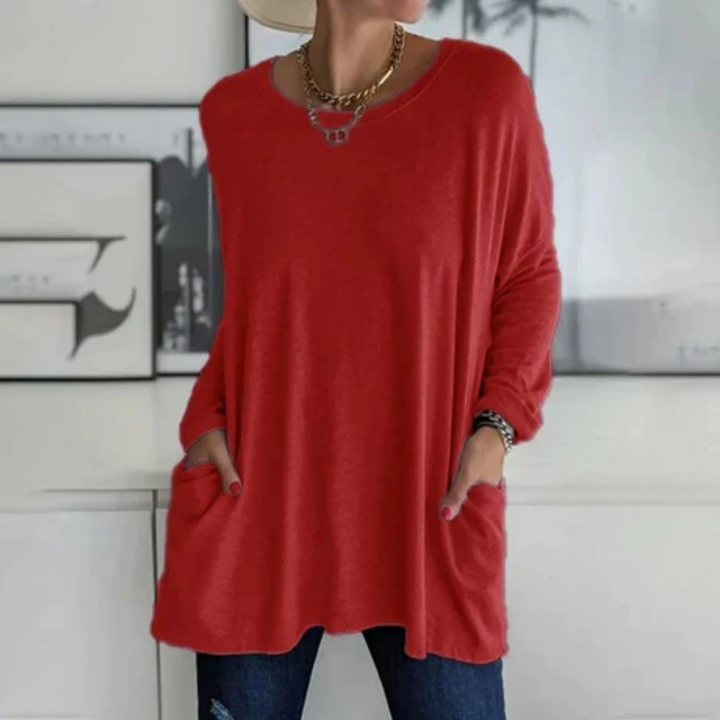 Lesia | Casual Round Neck Sweatershirt For Women