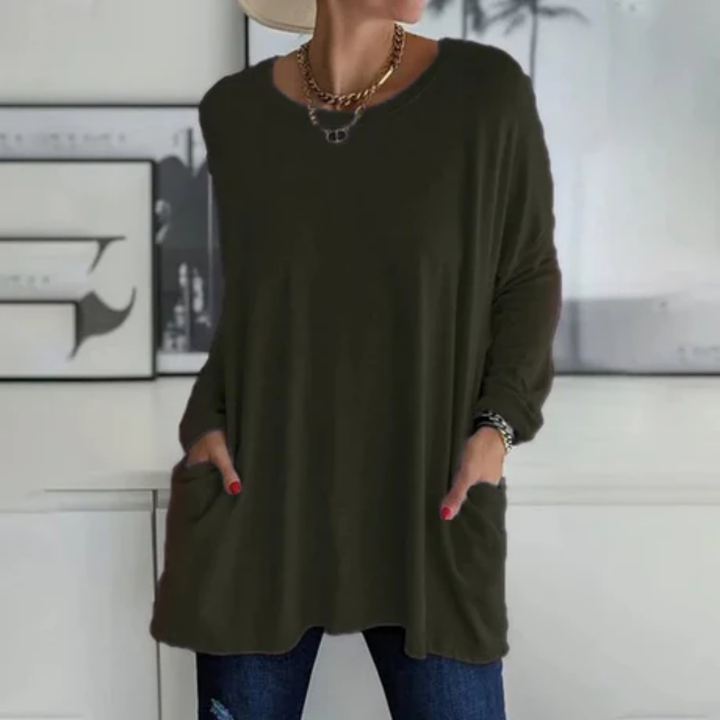 Lesia | Casual Round Neck Sweatershirt For Women