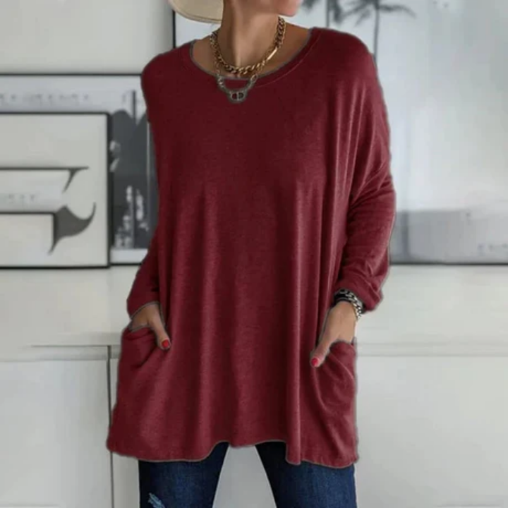 Lesia | Casual Round Neck Sweatershirt For Women