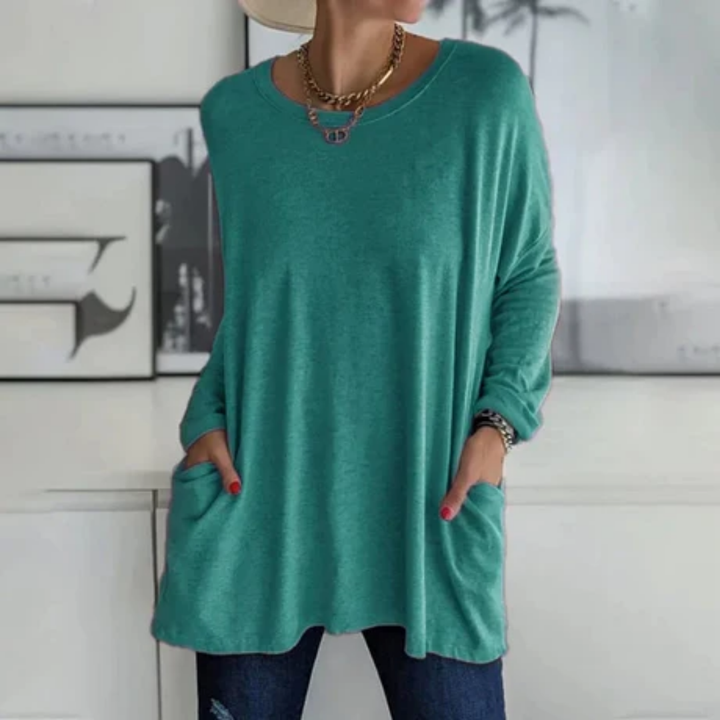 Lesia | Casual Round Neck Sweatershirt For Women