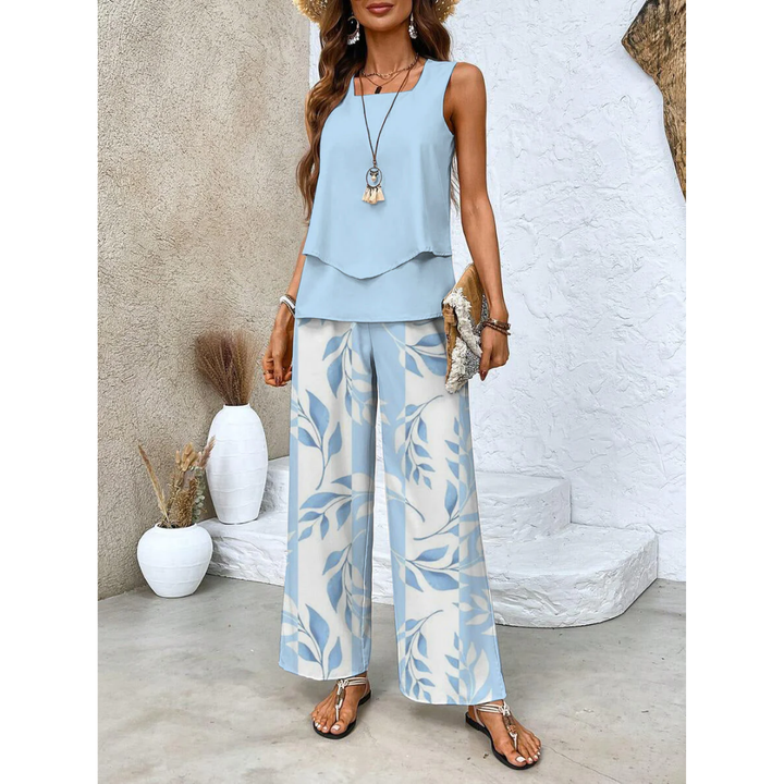 Ulli | Summer Beach Pants And Top Set For Women