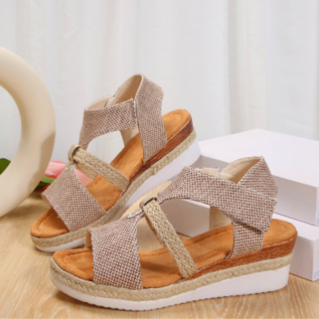 Dedeon | Orthopedic Espadrille Platform Sandals For Women