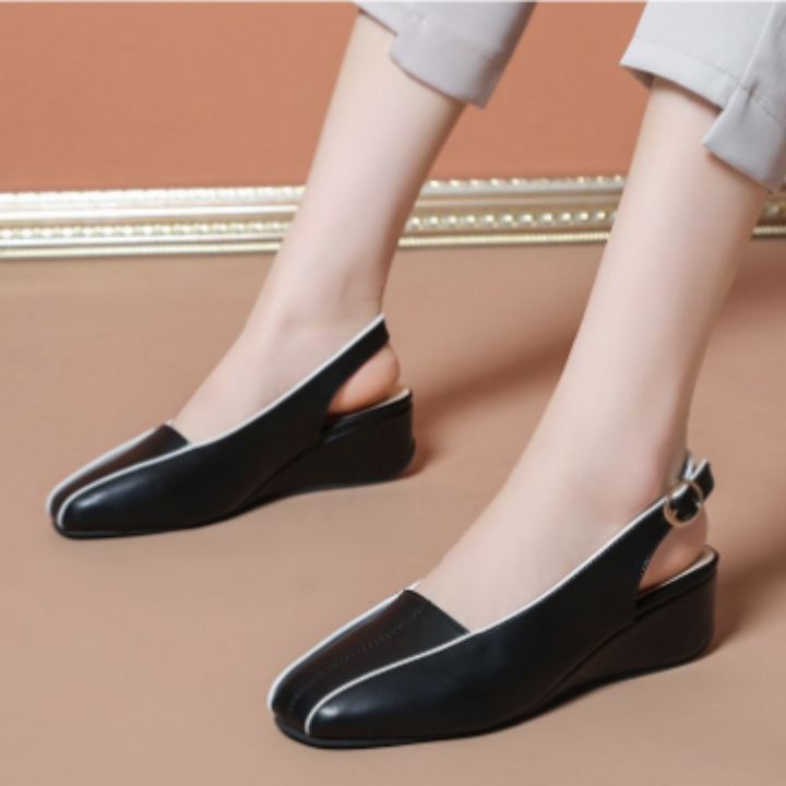 Ivalyn | Elegant Work Closed Toe Orthopedic Sandals For Women