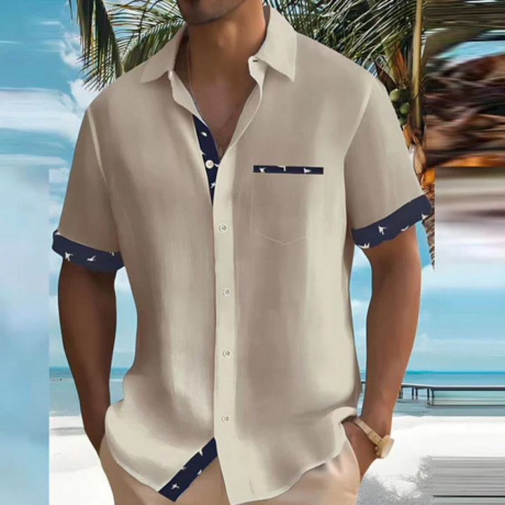 Santhy | Summer Button Down Polo Shirt For Men