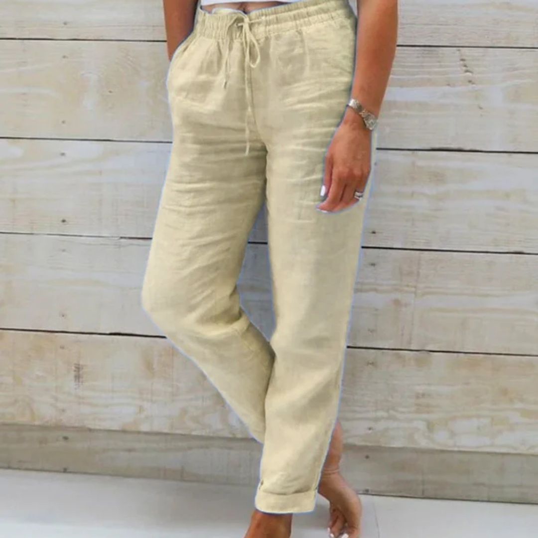 Sophia | Casual Straight Cut Pants For Women