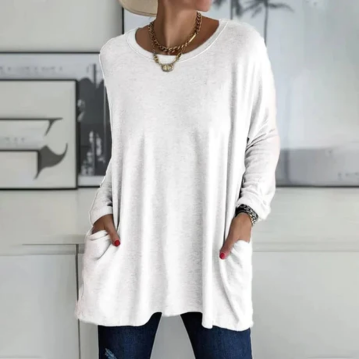 Lesia | Casual Round Neck Sweatershirt For Women