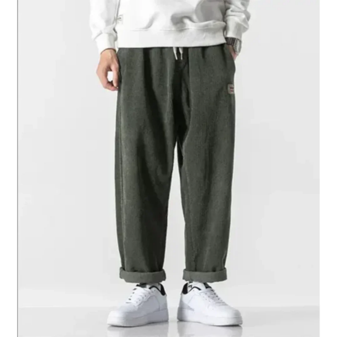 Urias | Stylish Summer Oversized Straight Cut Pants For Men