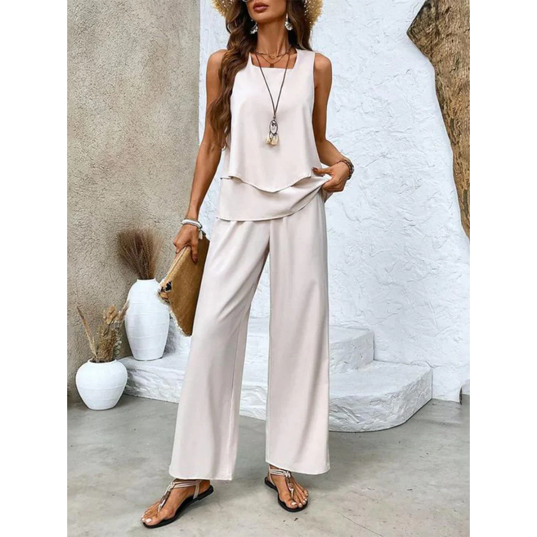 Ulli | Summer Beach Pants And Top Set For Women