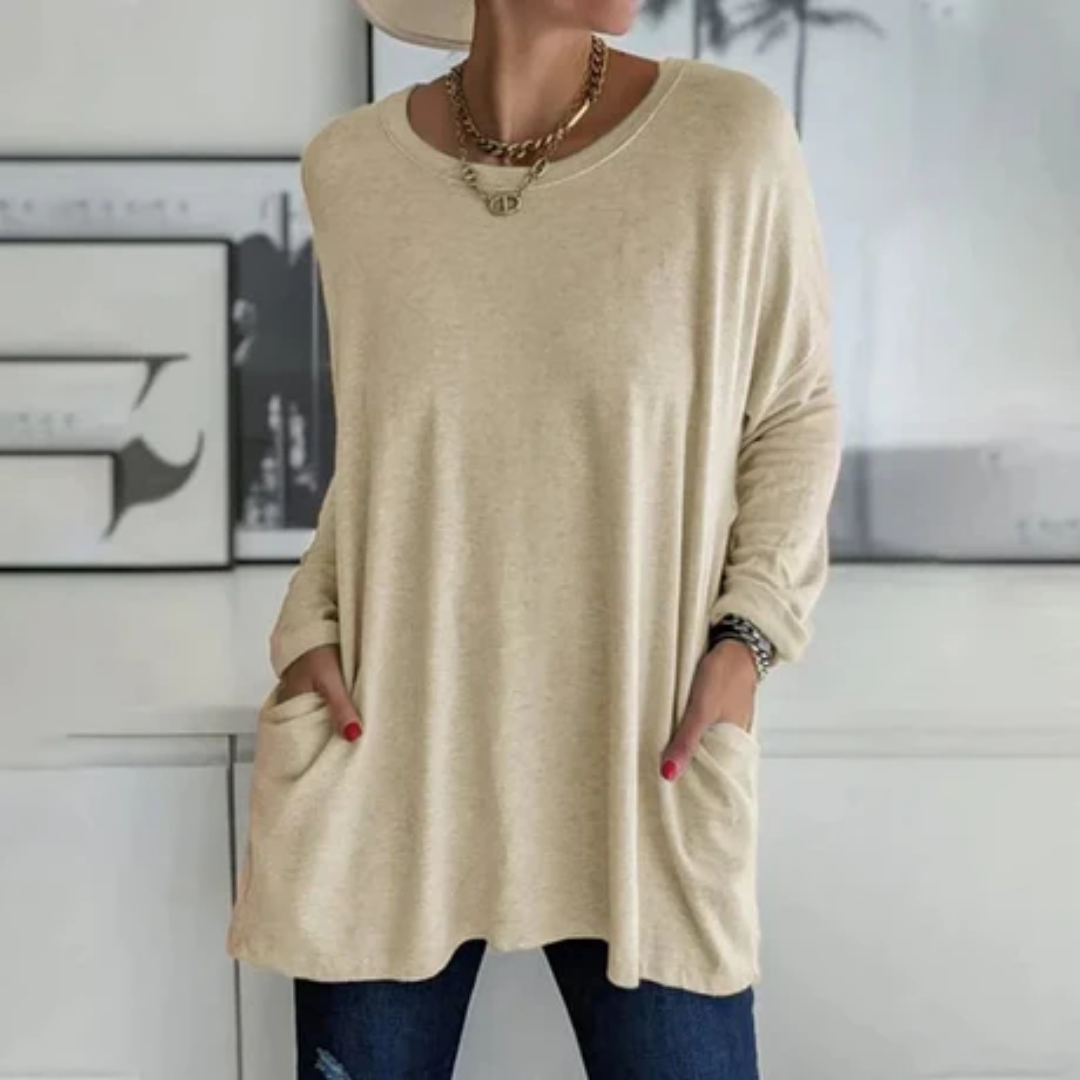 Lesia | Casual Round Neck Sweatershirt For Women