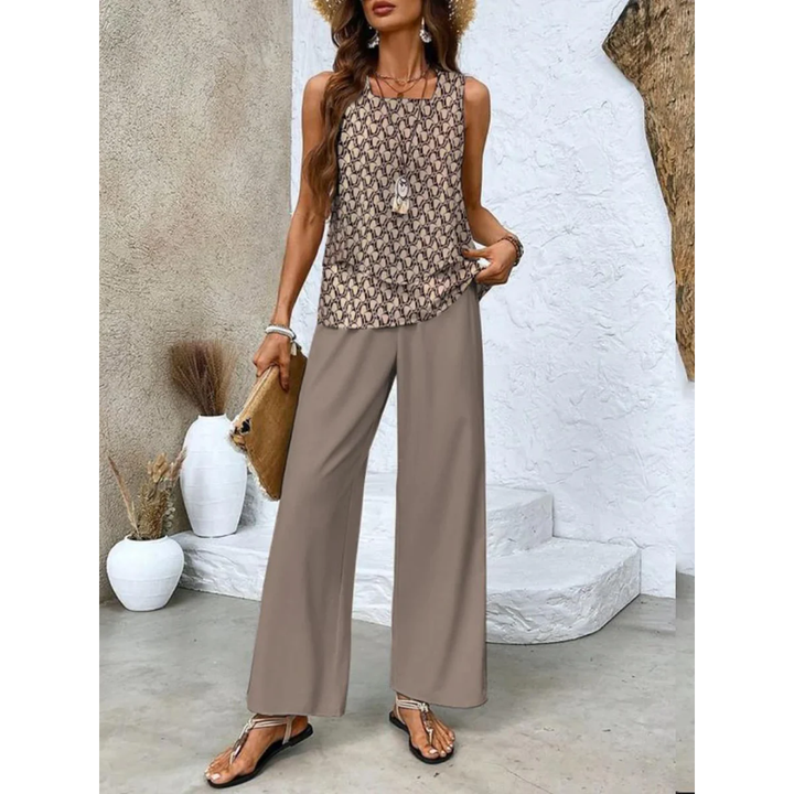 Ulli | Summer Beach Pants And Top Set For Women