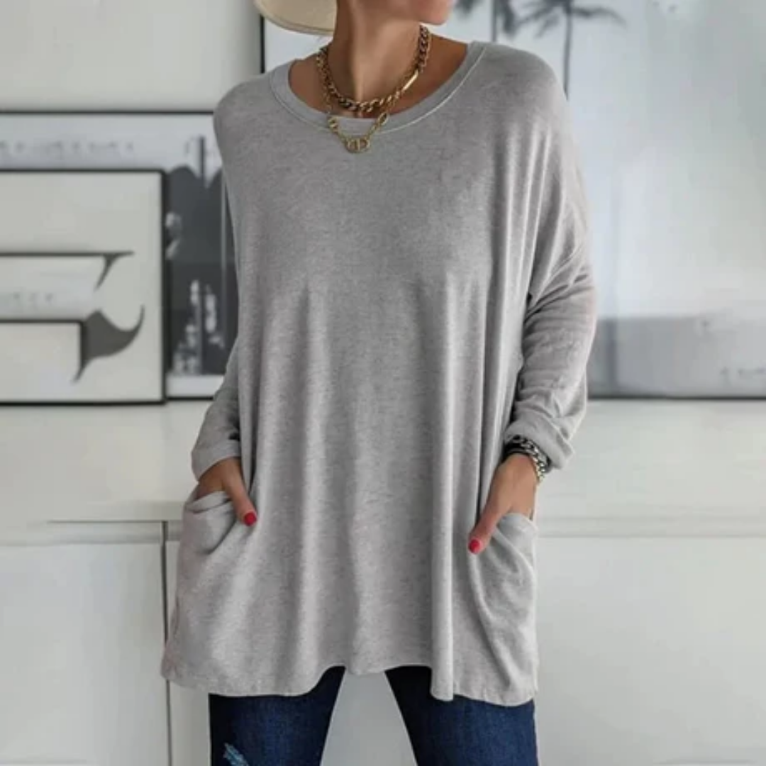 Lesia | Casual Round Neck Sweatershirt For Women