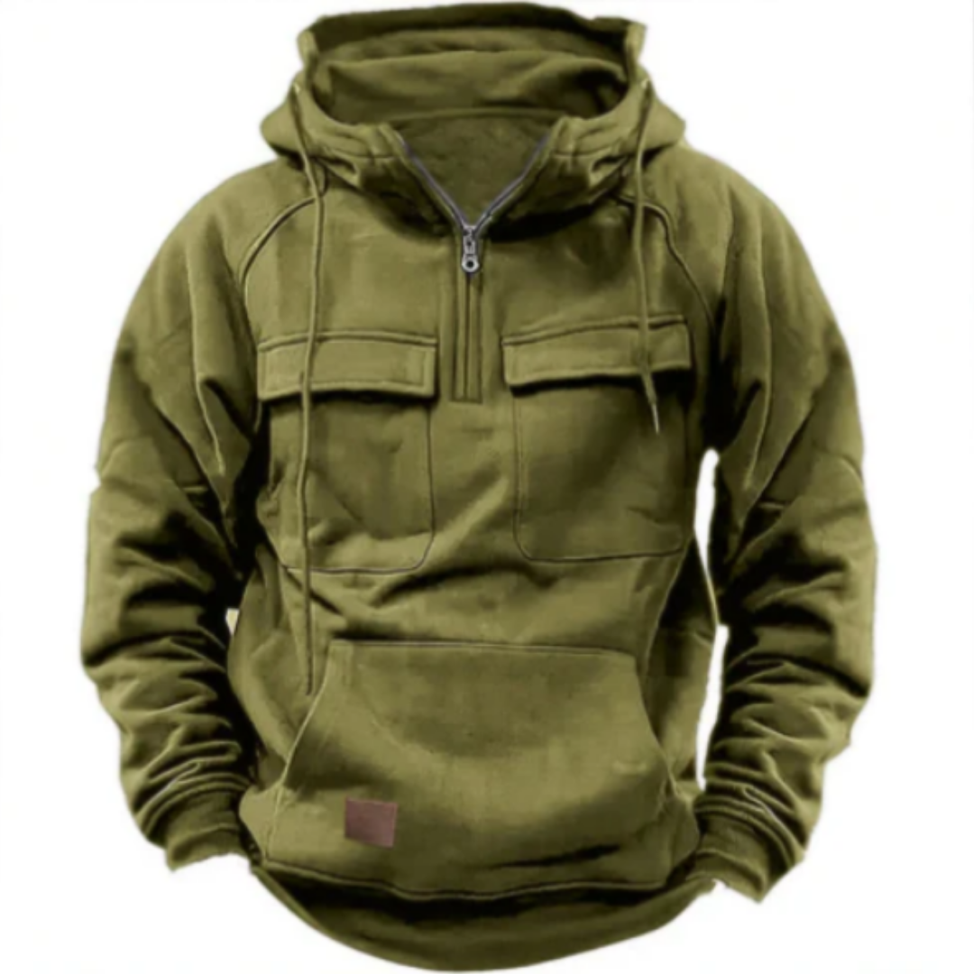 Brown | Winter Warm Outdoor Tactical Hoodie For Men