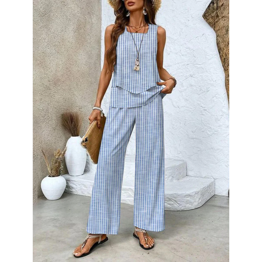 Ulli | Summer Beach Pants And Top Set For Women