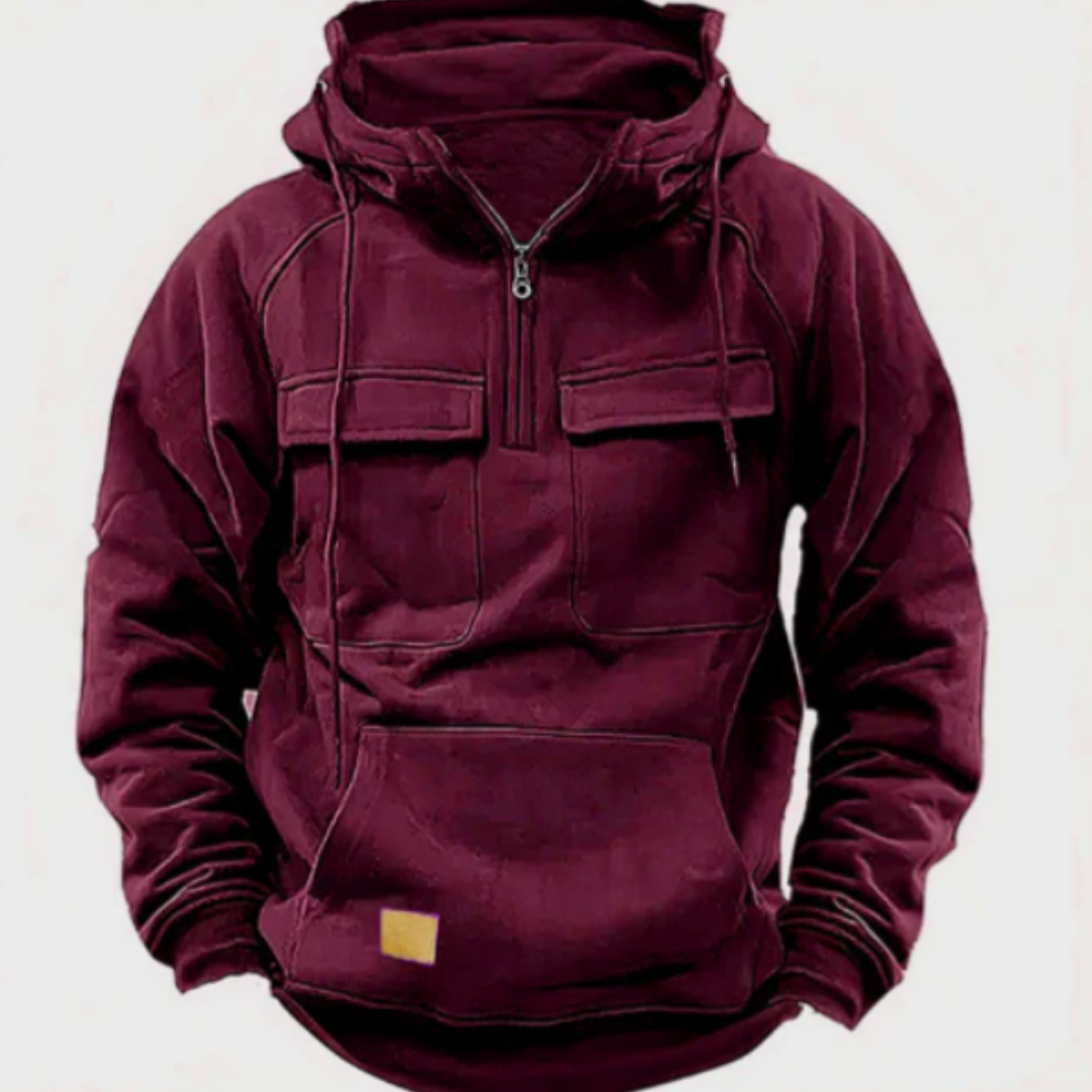 Brown | Winter Warm Outdoor Tactical Hoodie For Men