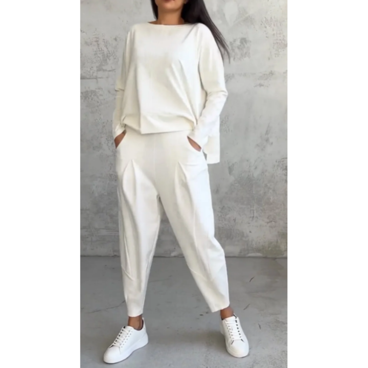 Hameeda | Casual Summer Pants And Top Set For Women