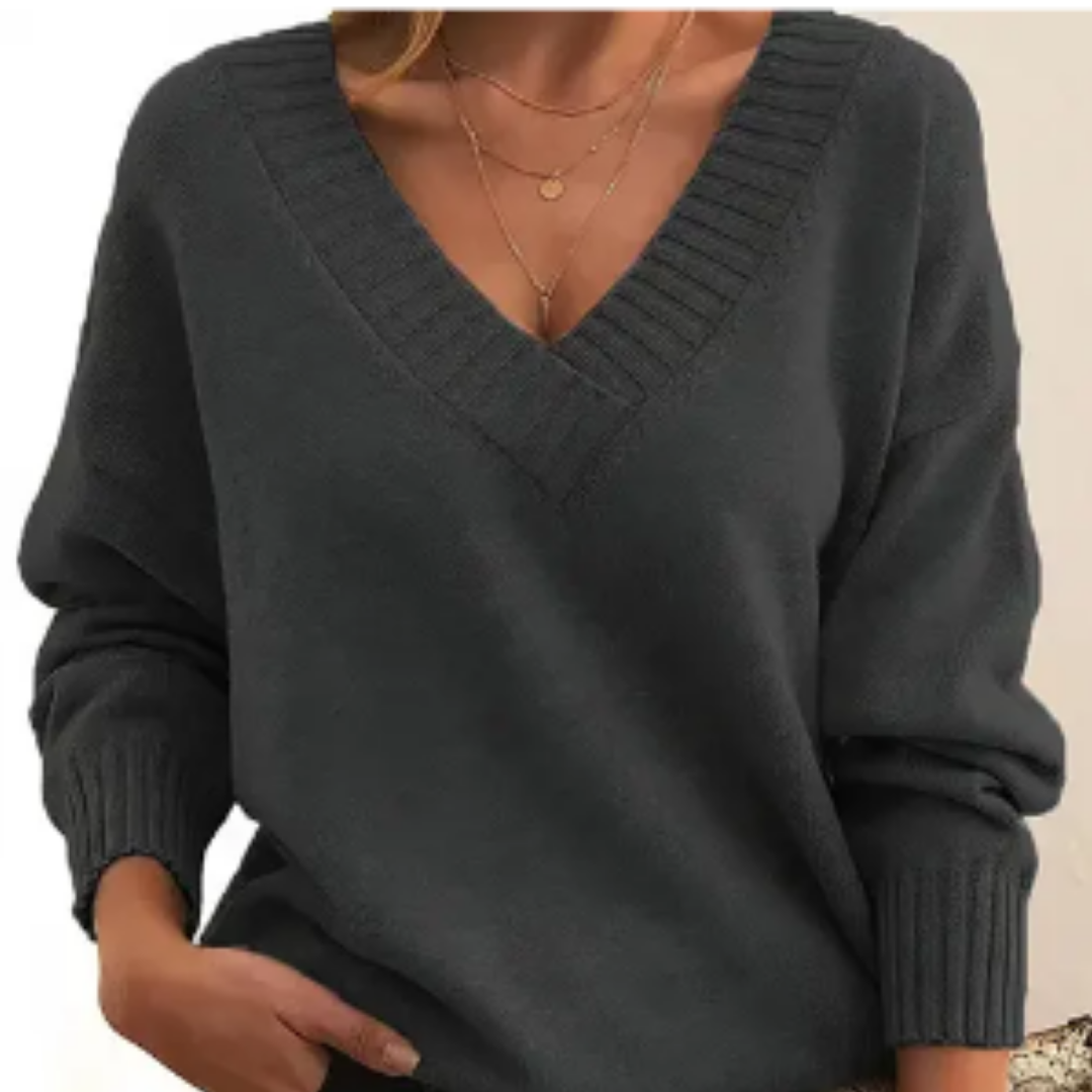 Roose | Winter Warm V Neck Sweater For Women