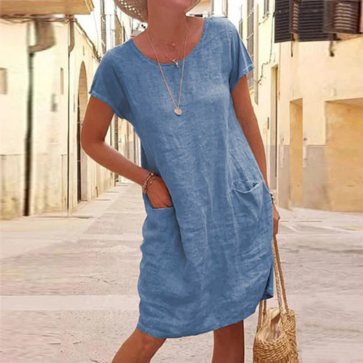 Larissa | Casual Mini Dress With Pockets For Women