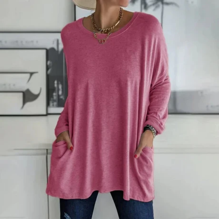 Lesia | Casual Round Neck Sweatershirt For Women