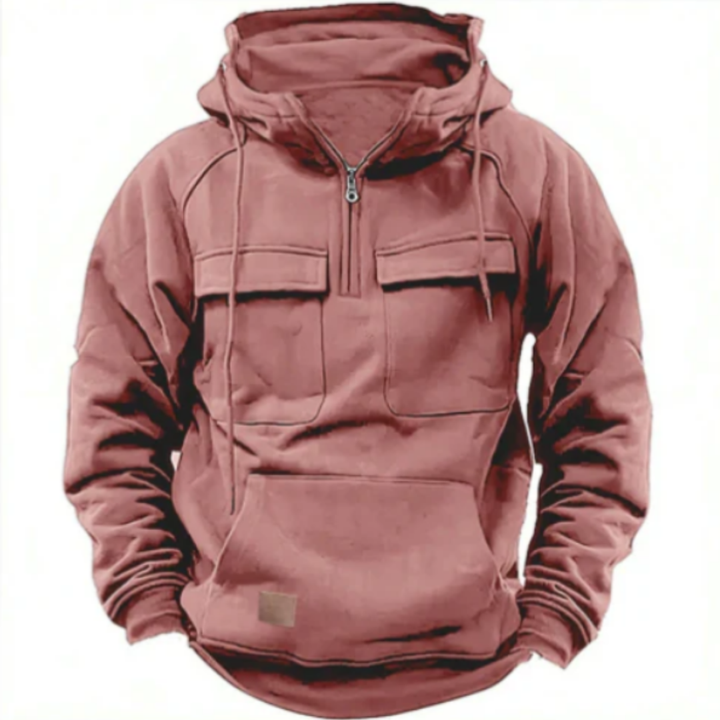 Brown | Winter Warm Outdoor Tactical Hoodie For Men