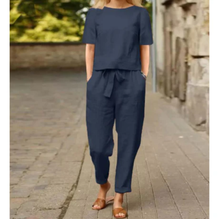 Pamela | Summer Pants And Top Set For Women