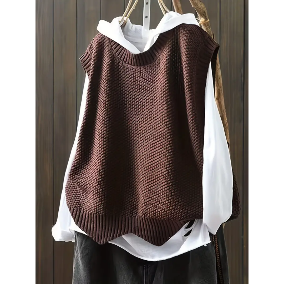 Jaylah | Stylish Warm Knitted Vest For Women