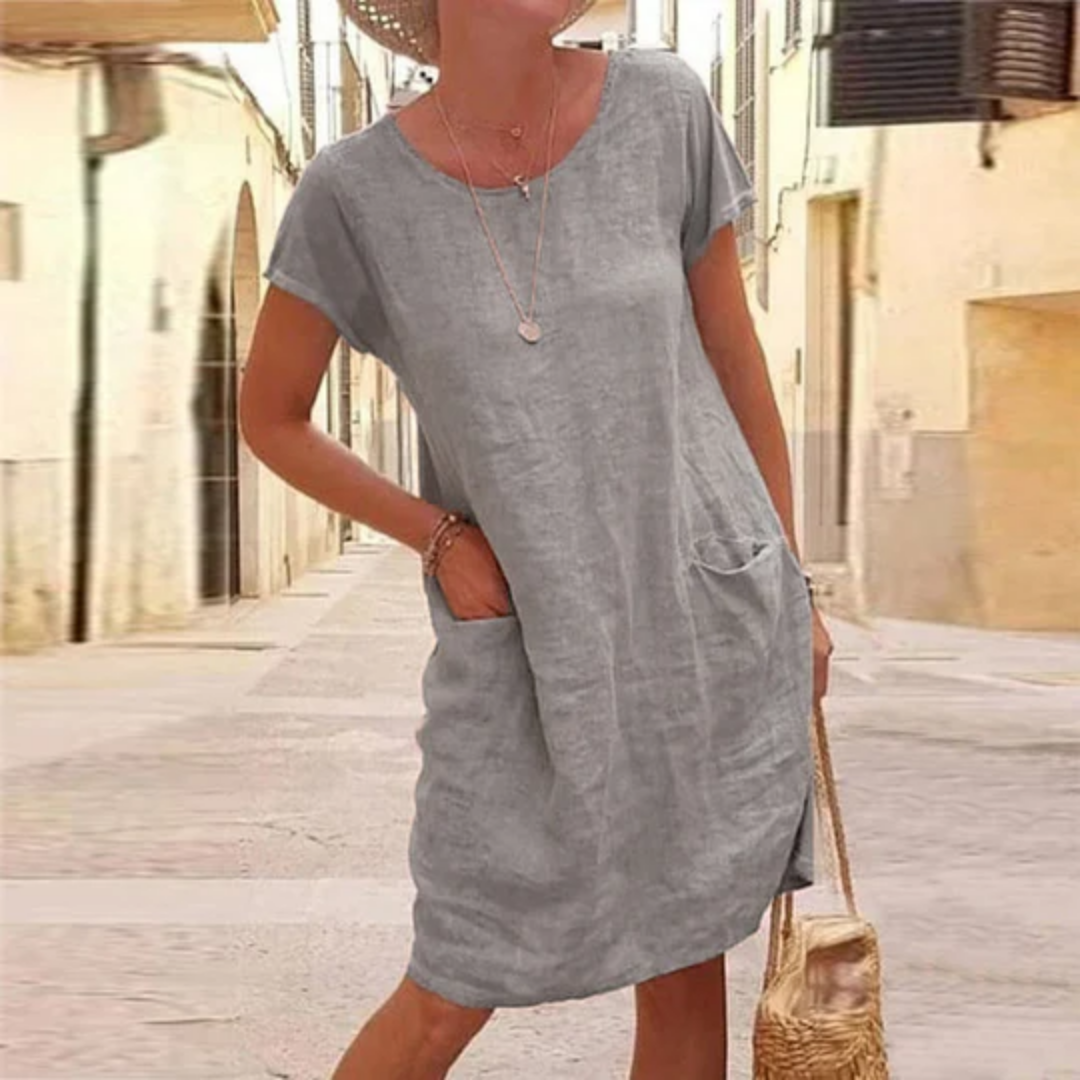 Larissa | Casual Mini Dress With Pockets For Women