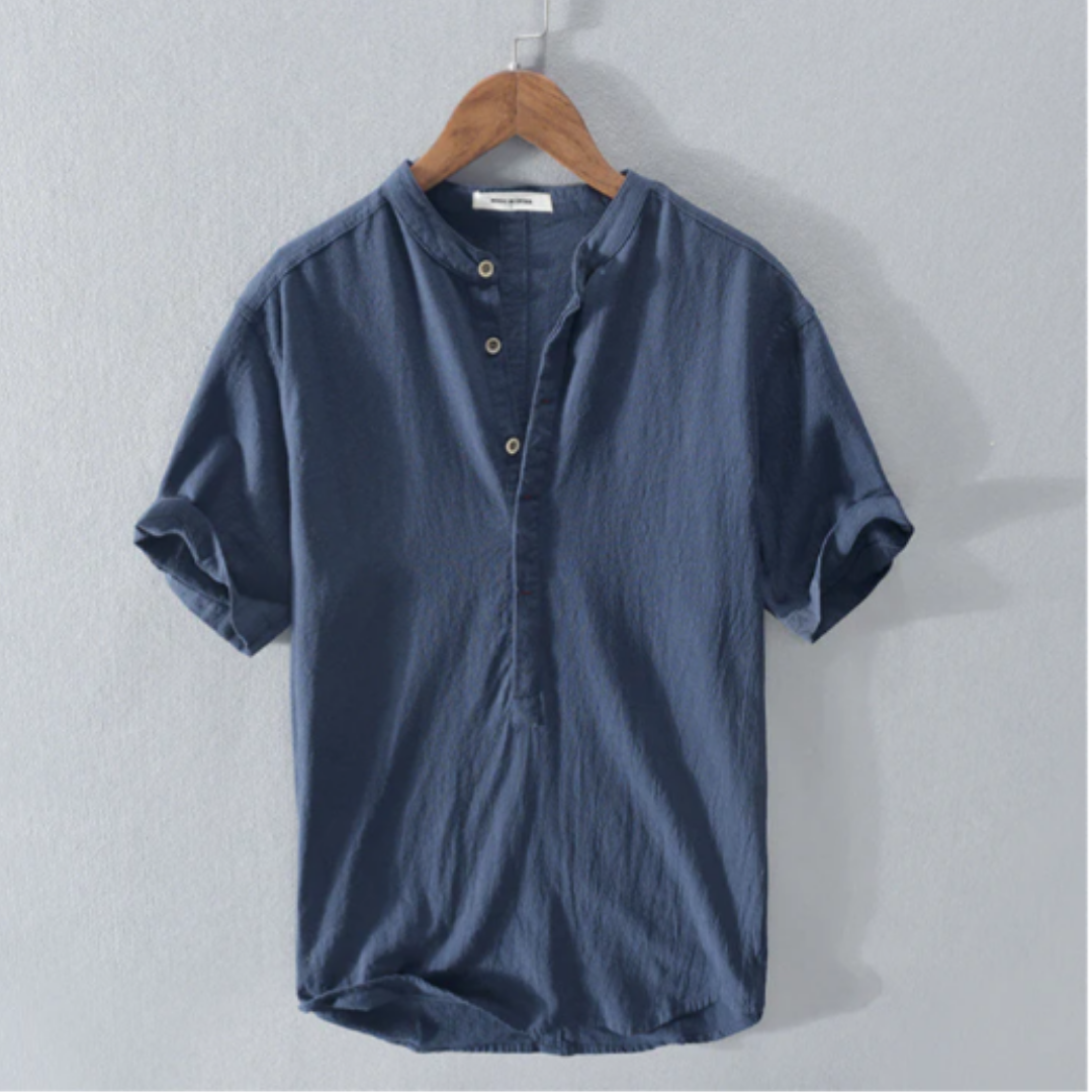 Yoel | Summer Beach Half Button Shirt For Men