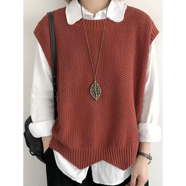 Jaylah | Stylish Warm Knitted Vest For Women