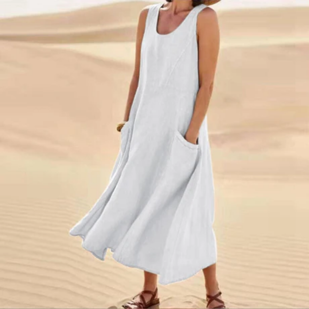 Sami | Summer Sleeveless A Line Dress For Women