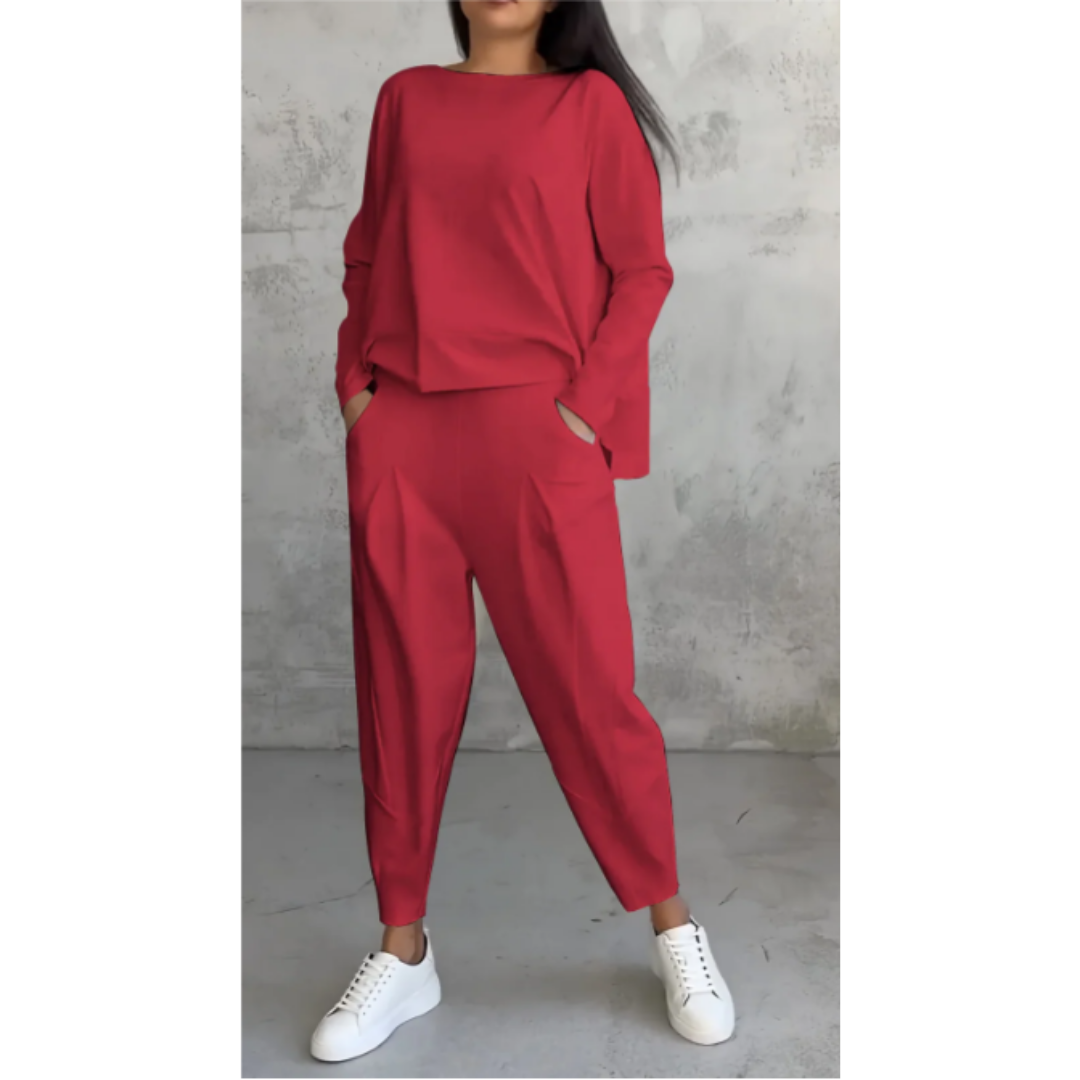 Hameeda | Casual Summer Pants And Top Set For Women