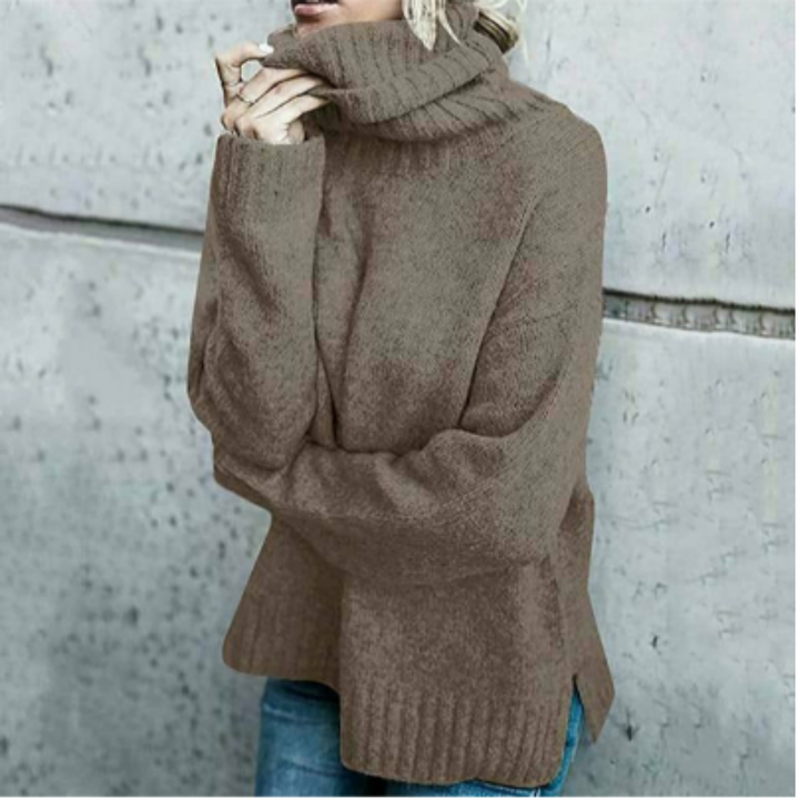 Xanthie | Stylish Warm Oversized Turtle Neck Sweater For Women