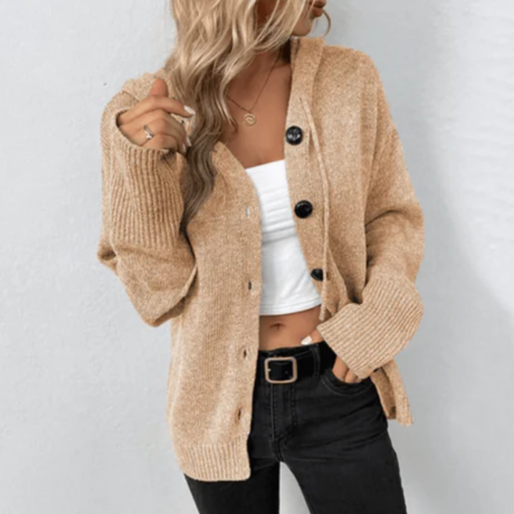 Laveta | Classic Winter Knitted Cardigan For Women