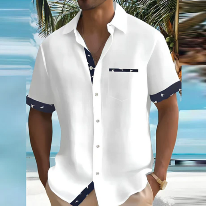 Santhy | Summer Button Down Polo Shirt For Men