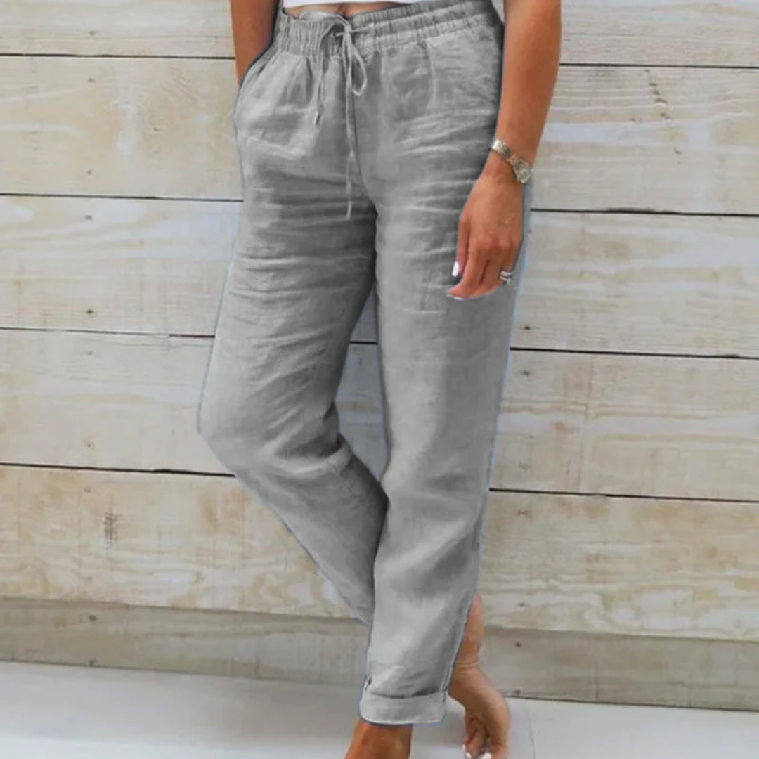 Sophia | Casual Straight Cut Pants For Women