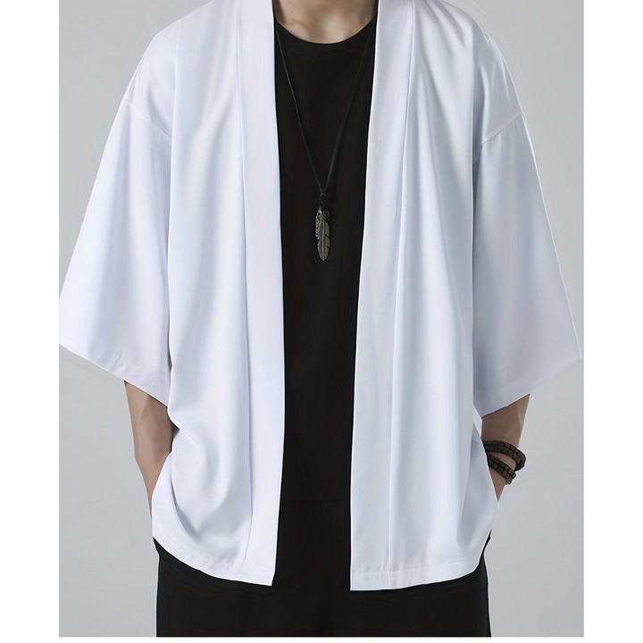 Garriena | Comfortable Kimono Style Cardigan For Men