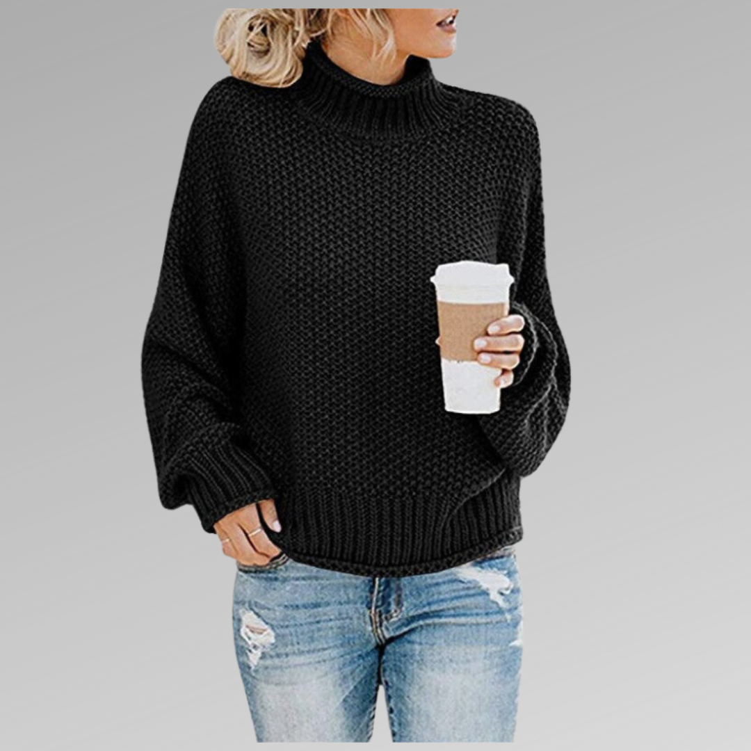 Furiya | Knitted Round Neck Warm Sweater For Women