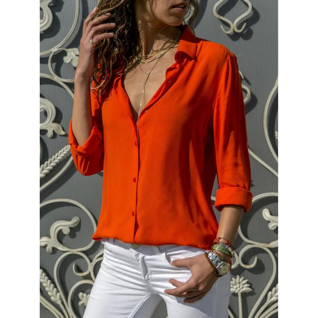 Demi | Summer Button Down Shirt For Women