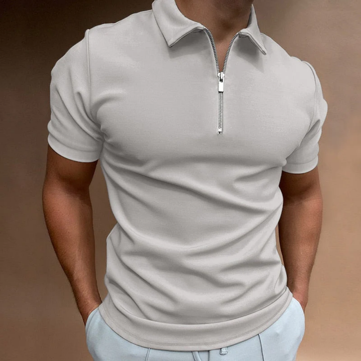 Liam | Tight Short Sleeve Polo Shirt For Men