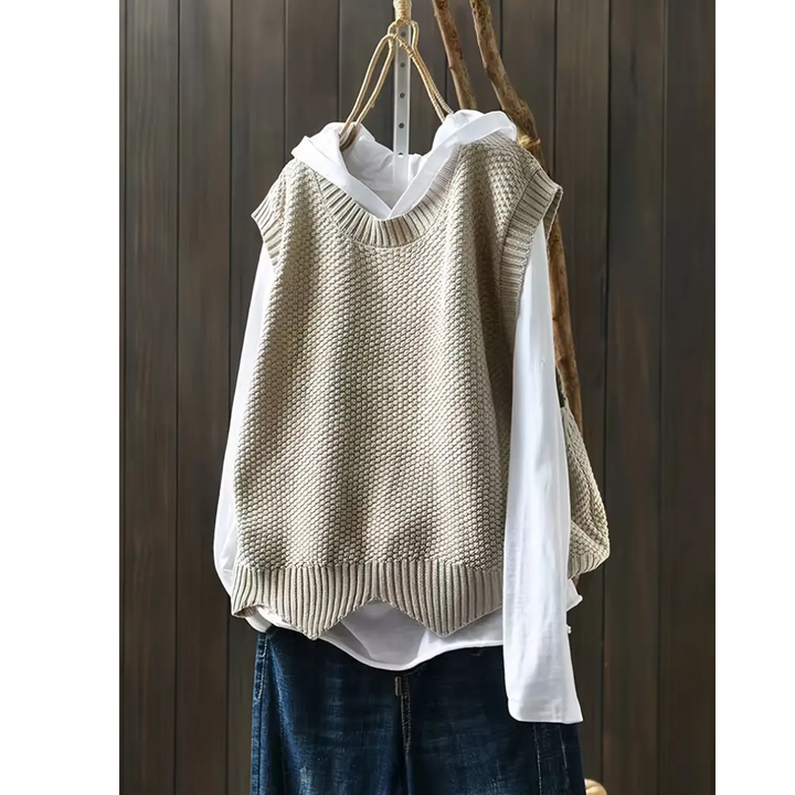 Jaylah | Stylish Warm Knitted Vest For Women