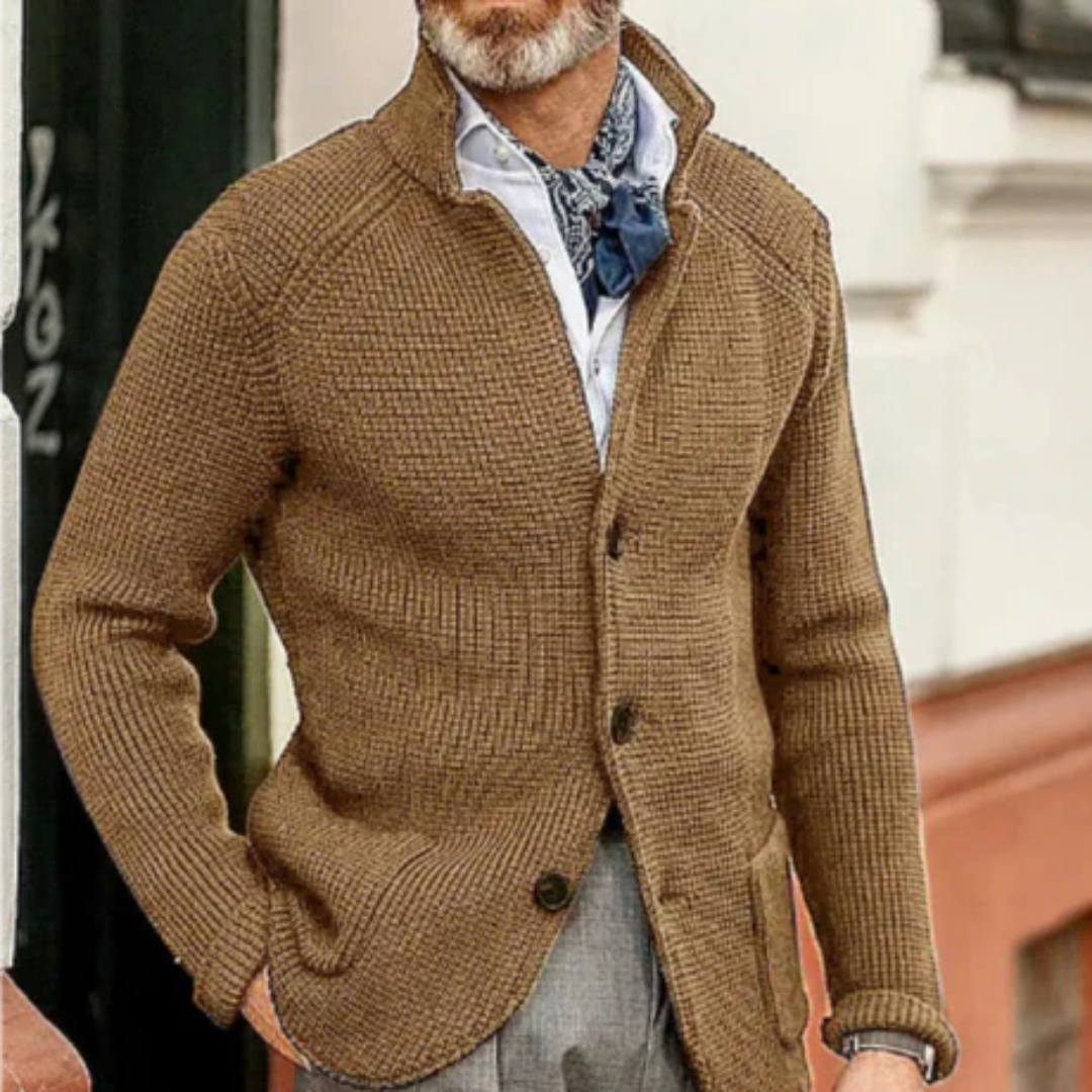 Marcio | Casual Winter Warm Knitted Cardigan For Men