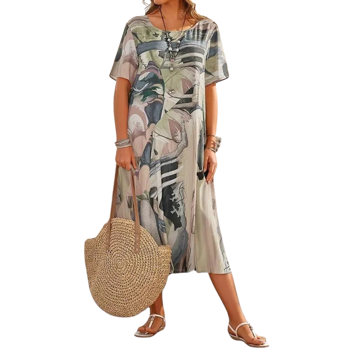 Vica | Casual Summer T-Shirt Dress For Women