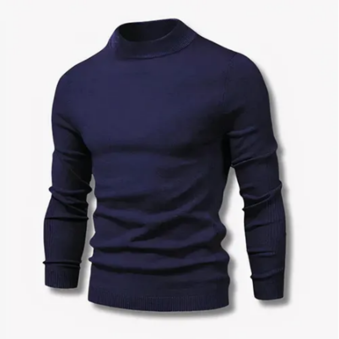 Ugo | Warm Fit Turtle Neck Long Sleeve Sweater For Men