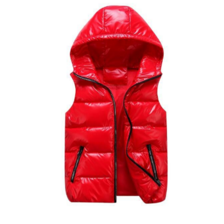 Zuba | Waterproof Zip Up Hooded Puffer Vest Jacket For Women