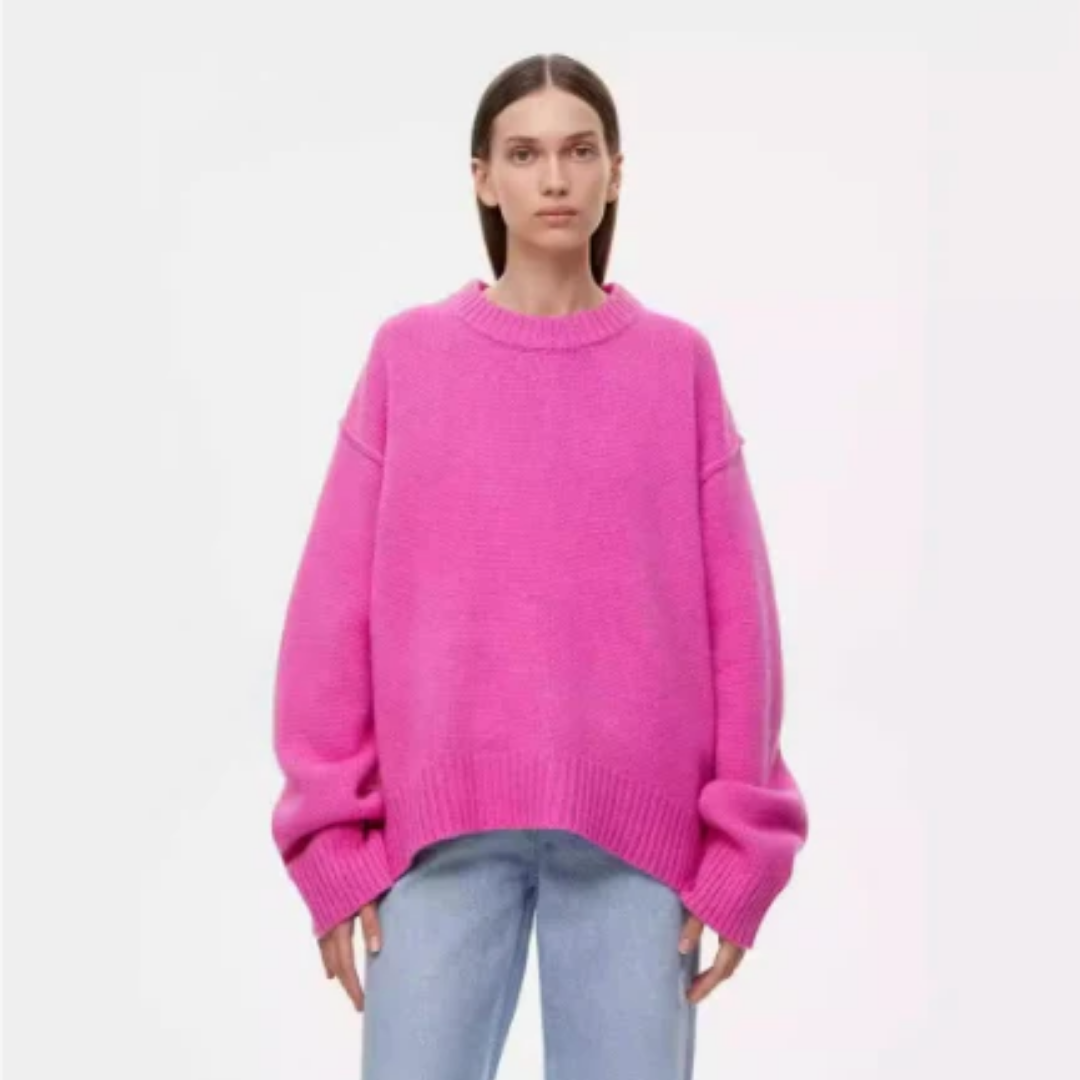 Calynn | Casual Oversized Knitted Sweater For Women