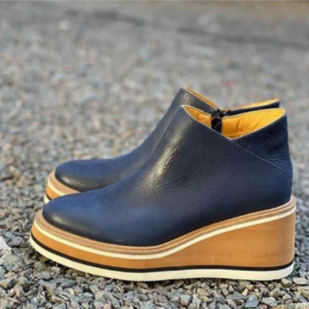 Hadeon | Stylish Winter Wedge Ankle Boots For Women