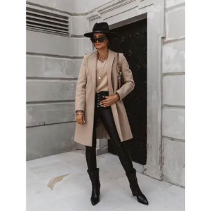 Rian | Stylish Lapel Collar Winter Coat For Women