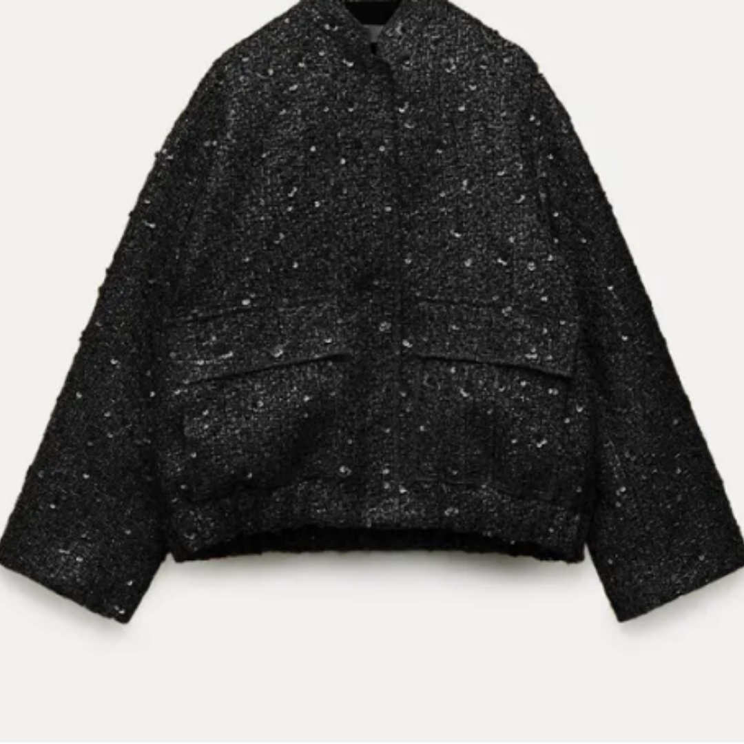 Arvilla | Chic Oversized Evening Sequin Jacket For Women