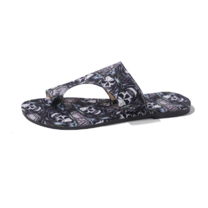 Dep | Vintage Graphic Print Orthopedic Sandals For Women