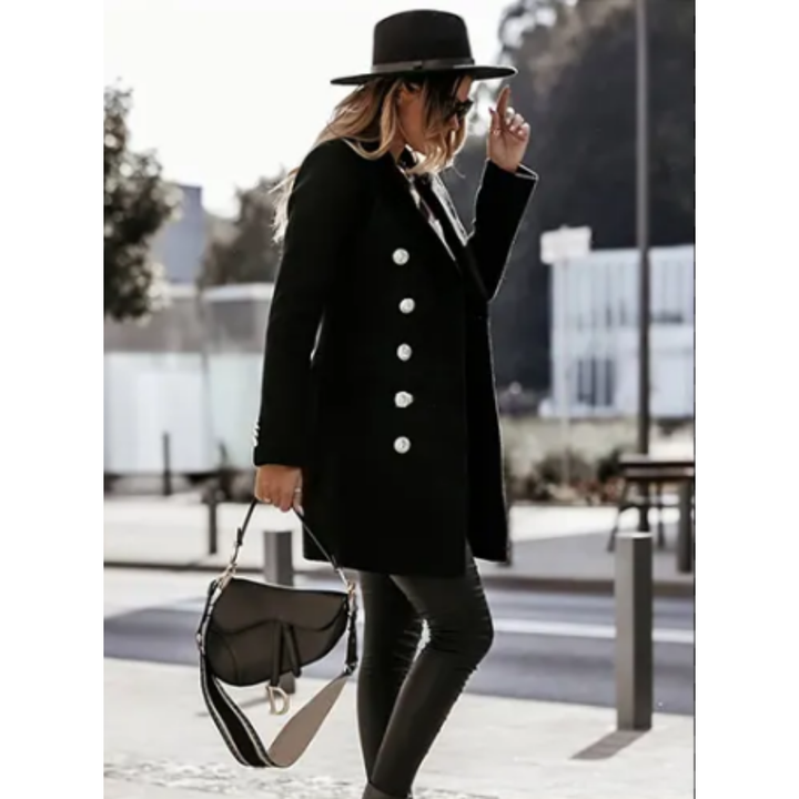 Venera | Casual Work Lapel Collar Coat For Women